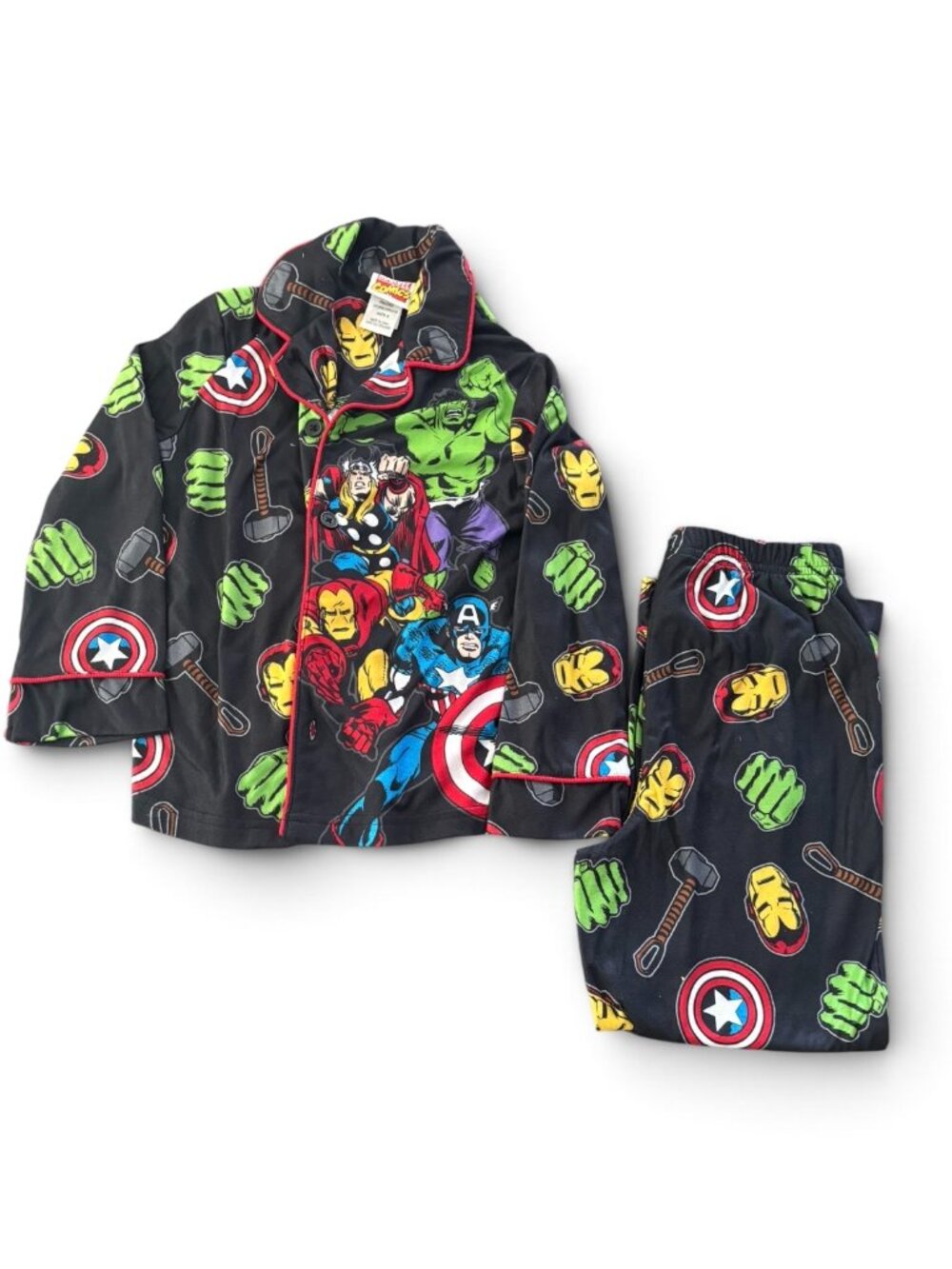 NWT Marvel Avengers Boys 2-Piece Pajama Set – Hulk Iron Man Thor Capt America